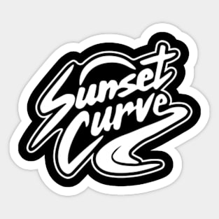 Sunset Curve Julie and the Phantoms 90s vibes Sticker